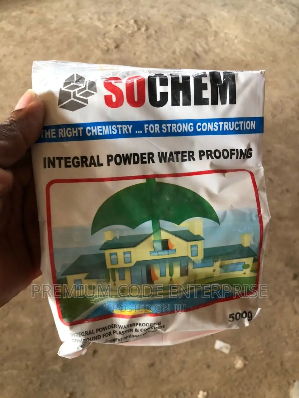 Waterproofing Powder Additive, 500g