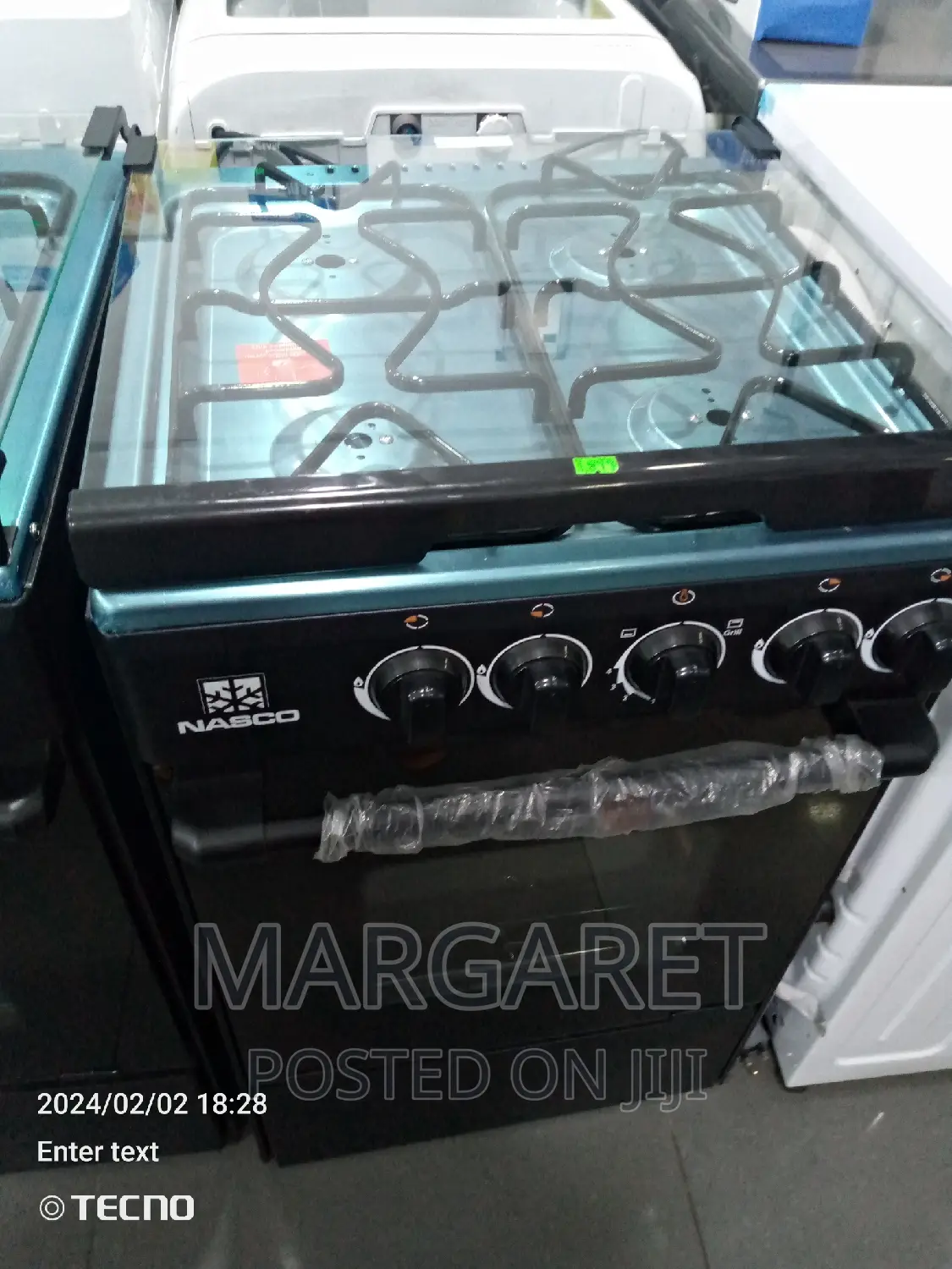 Nasco 4 Burners Gas Cooker