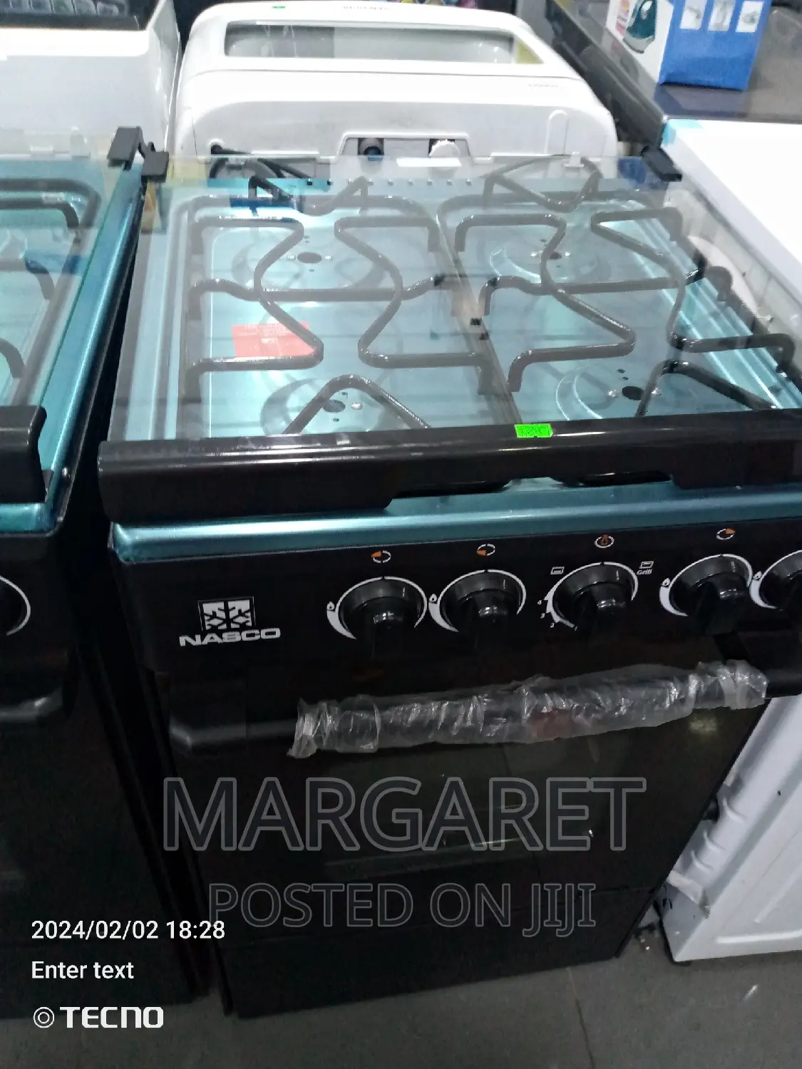 Nasco 4 Burners Gas Cooker