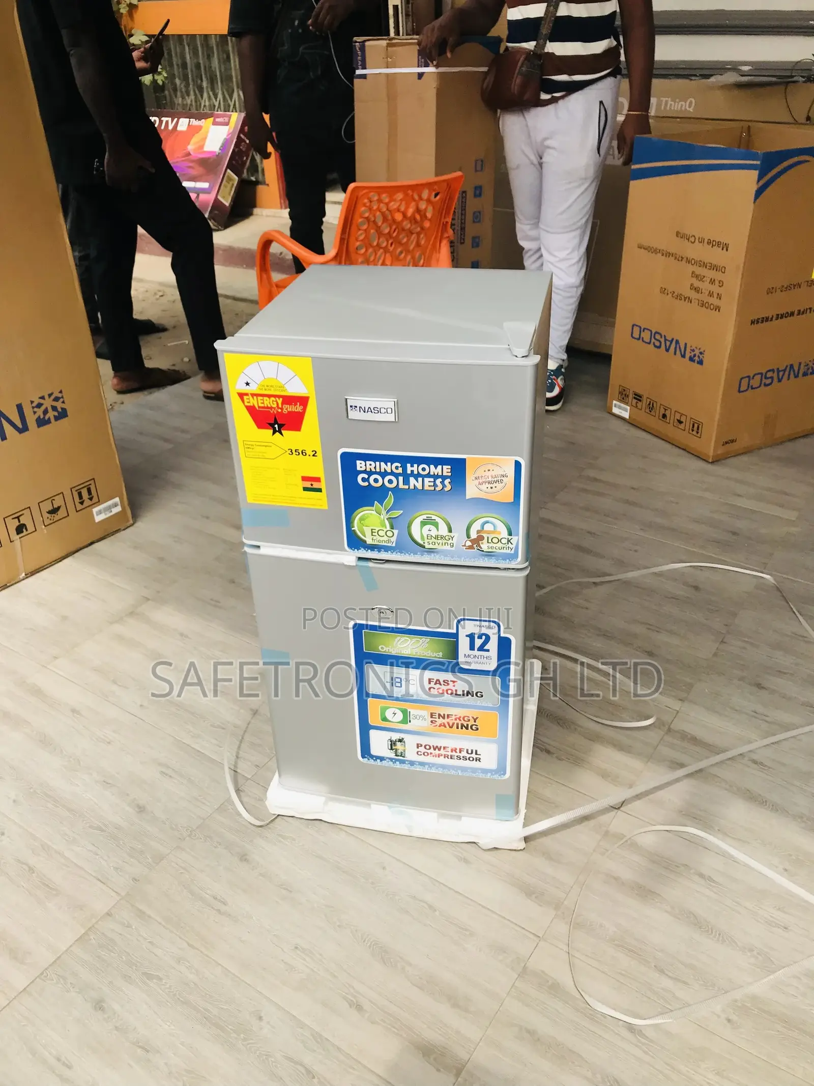 Reliable Gray Topfreezer Nasco Doubledoor Nasf2-120 Fridge