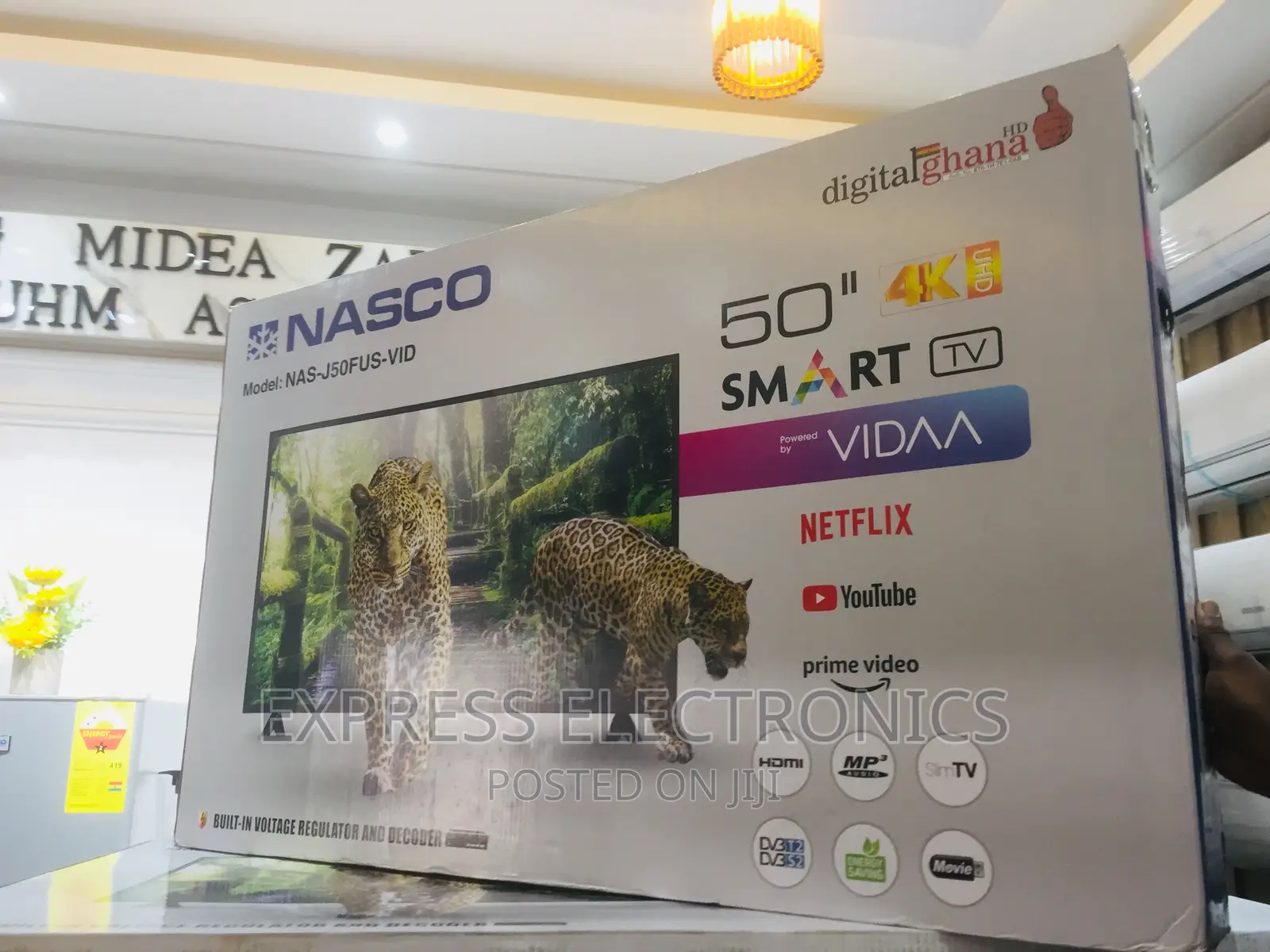 Powerful Dynamic UHD Smart Android Nasco 50”