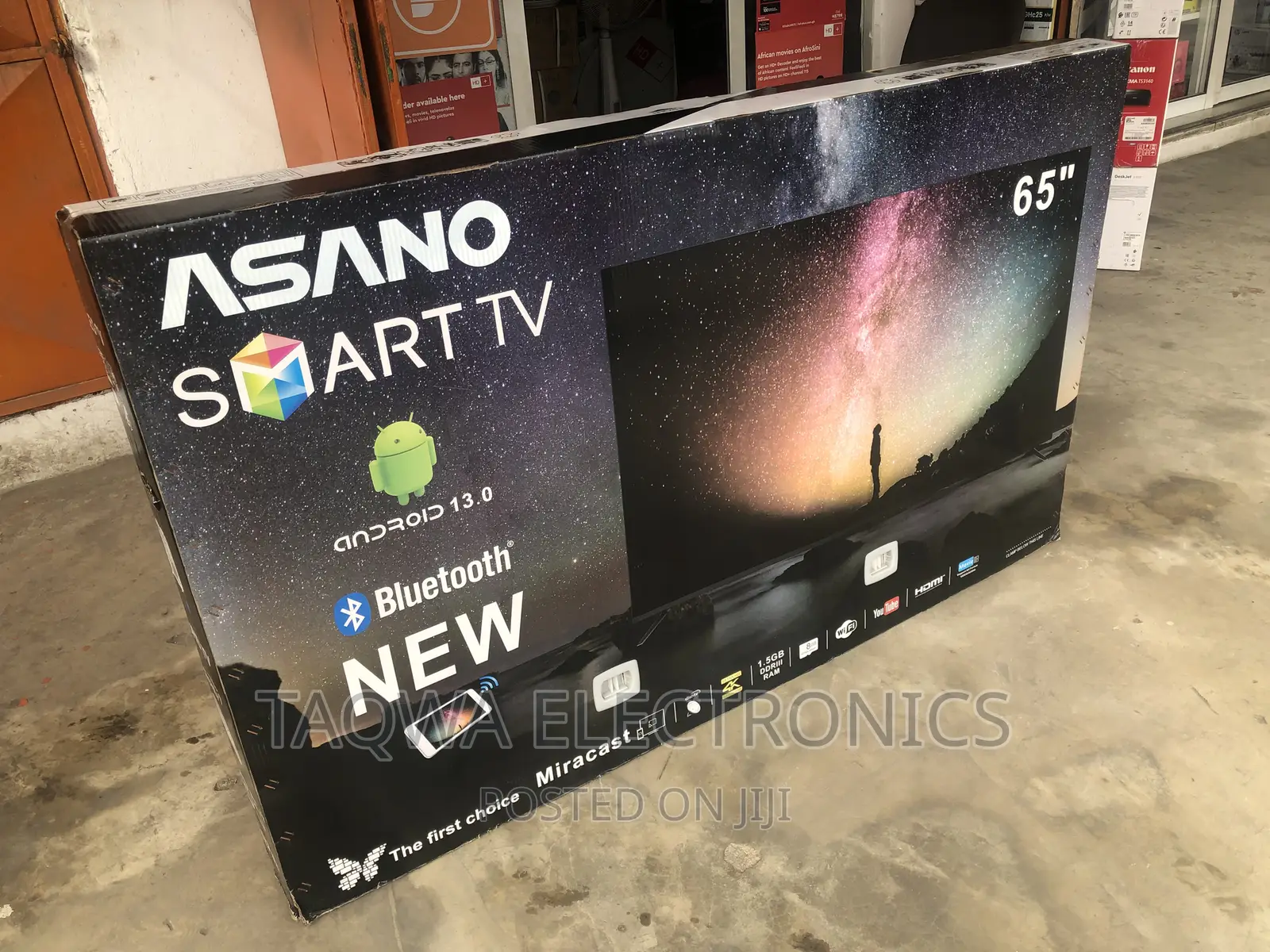 Asano Bluetooth Tv 65inch Smart