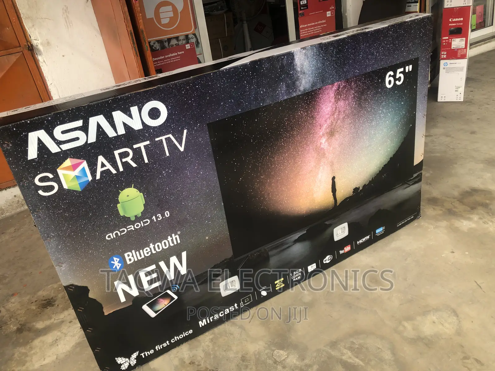 Asano Bluetooth Tv 65inch Smart