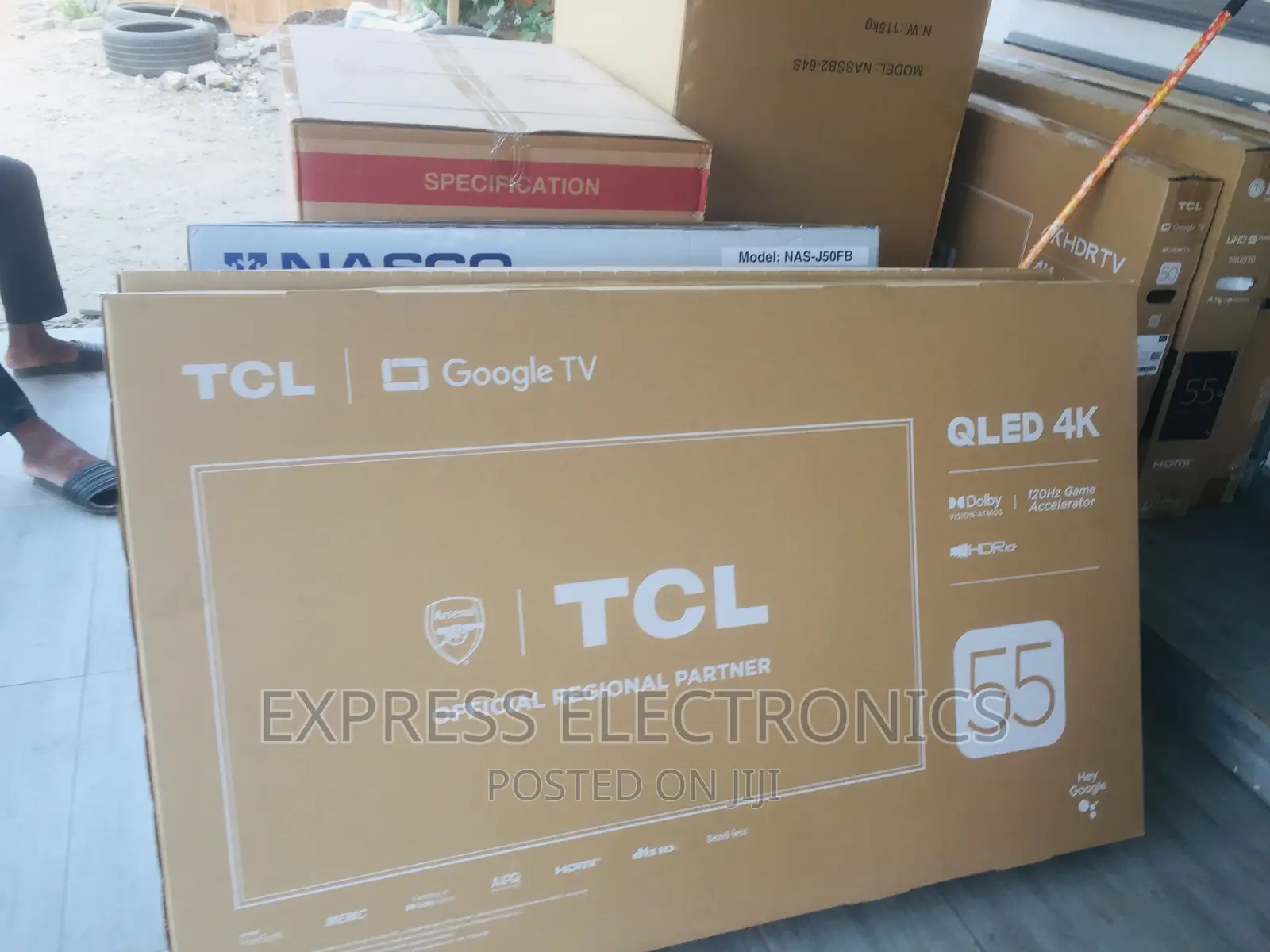 UHD QLED Glossy TCL 55”C645 Tv 