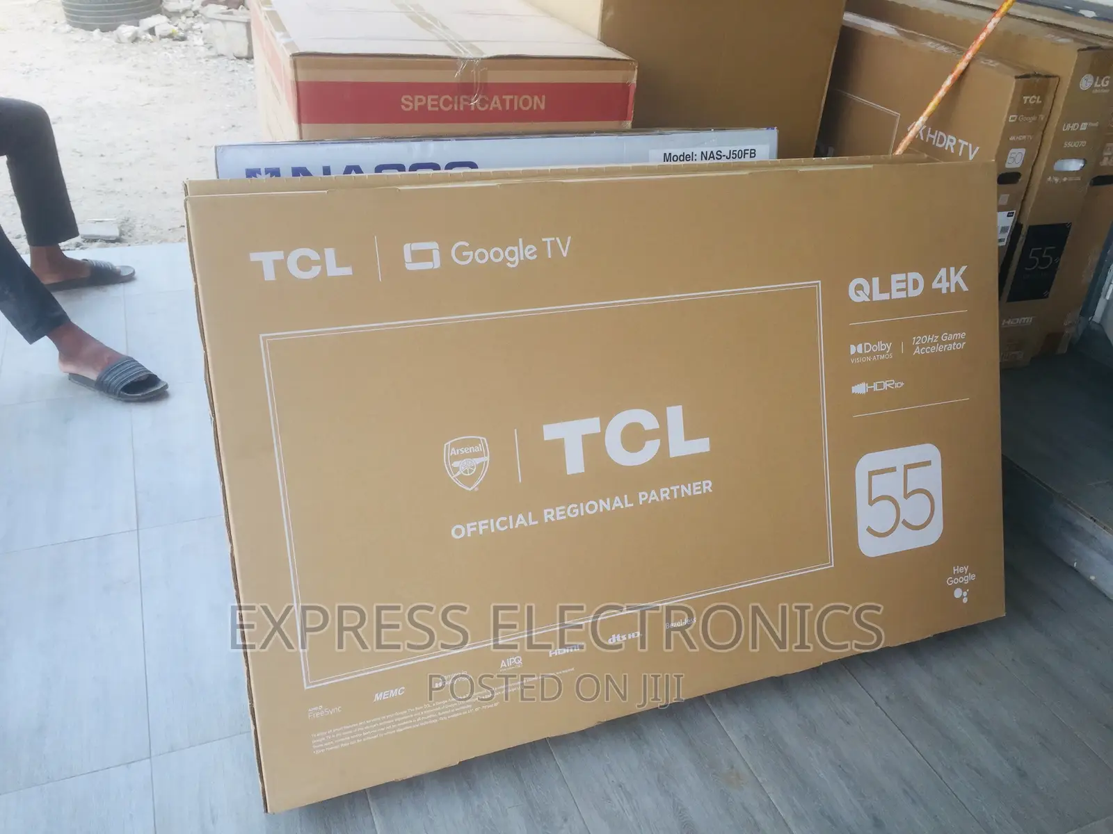 UHD QLED Glossy TCL 55”C645 Tv 