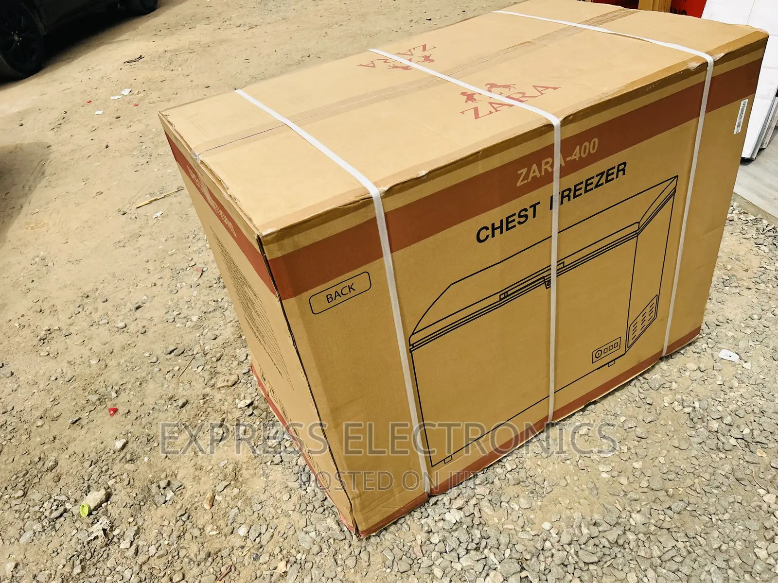 Neatly Sealed in Box Chest Freezer Zara-400 ,345L