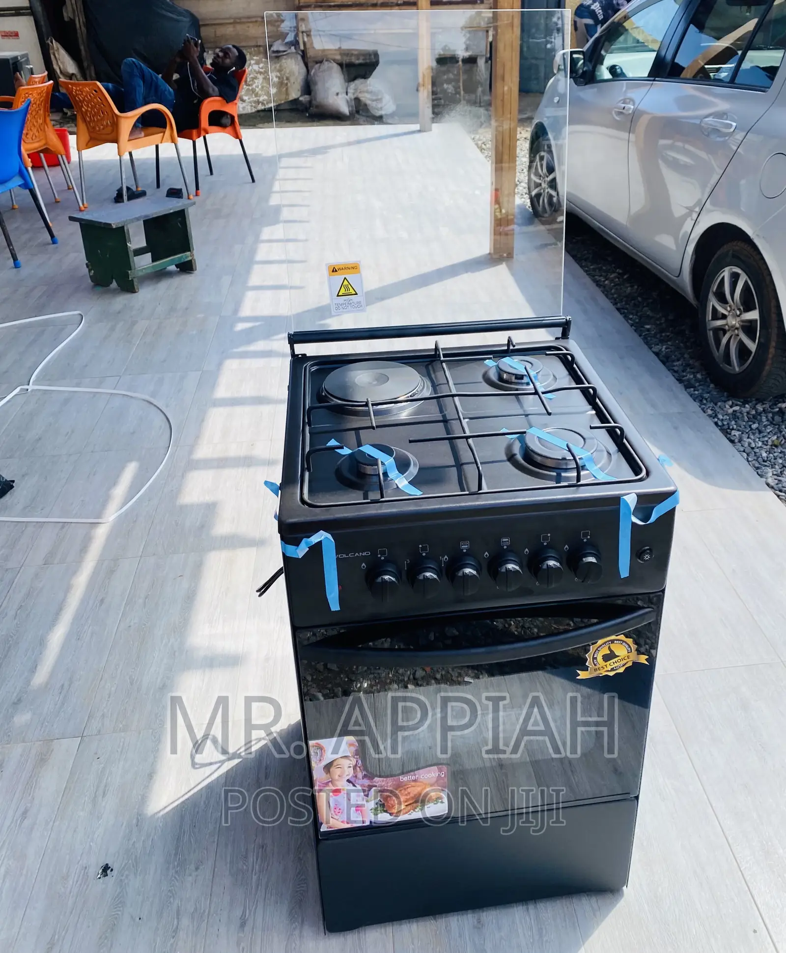 Purchase Quality Volcano 3 Gas + 1 Electric Burner,Black