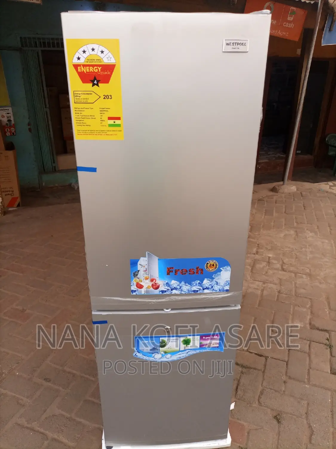 Westpool 160litres Buttom Freezer Refrigerator