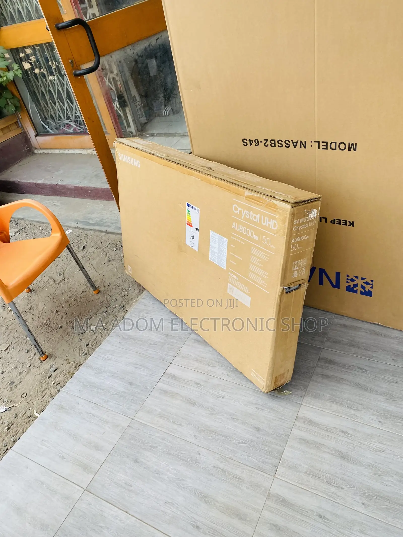 Sealed in Box Samsung 55AU7022 55” Crystal Uhd Smart Tv.