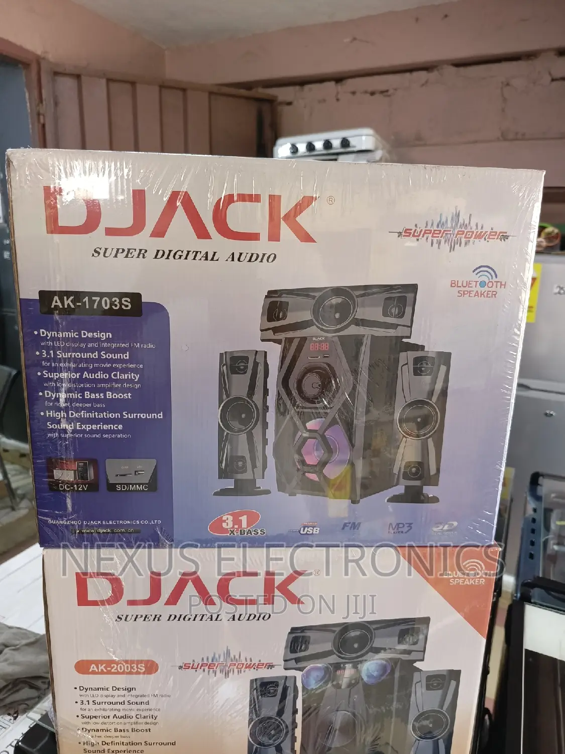 Quality Djack 3.1ch Home Theater With Fm, Bluetooth