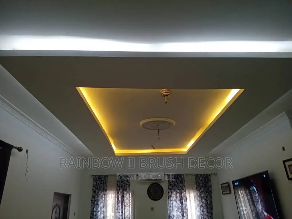 Flat Ceiling Installation and Painting