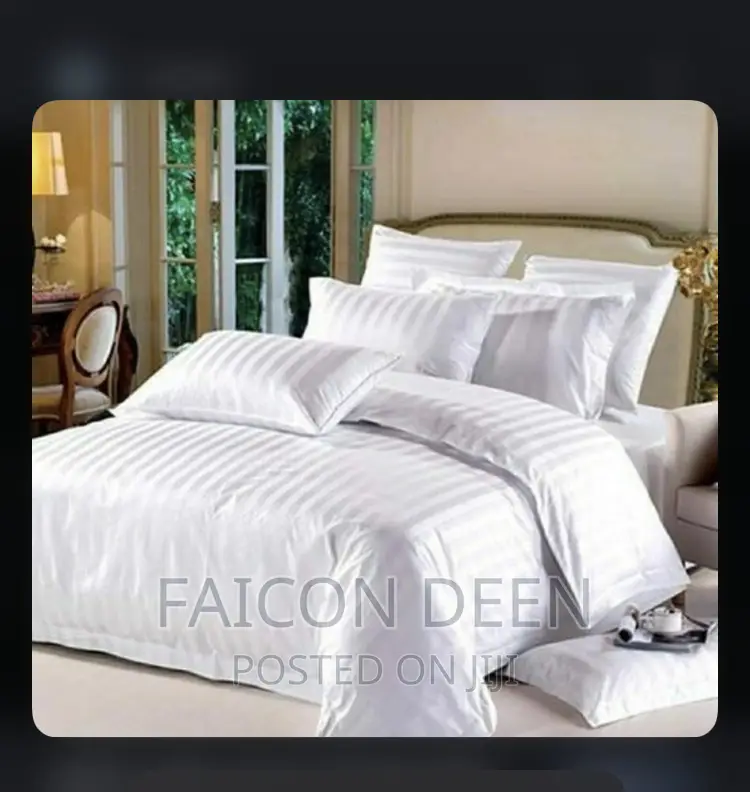 Finest Exquisite Cotton Stripped Heavy Duvet Set