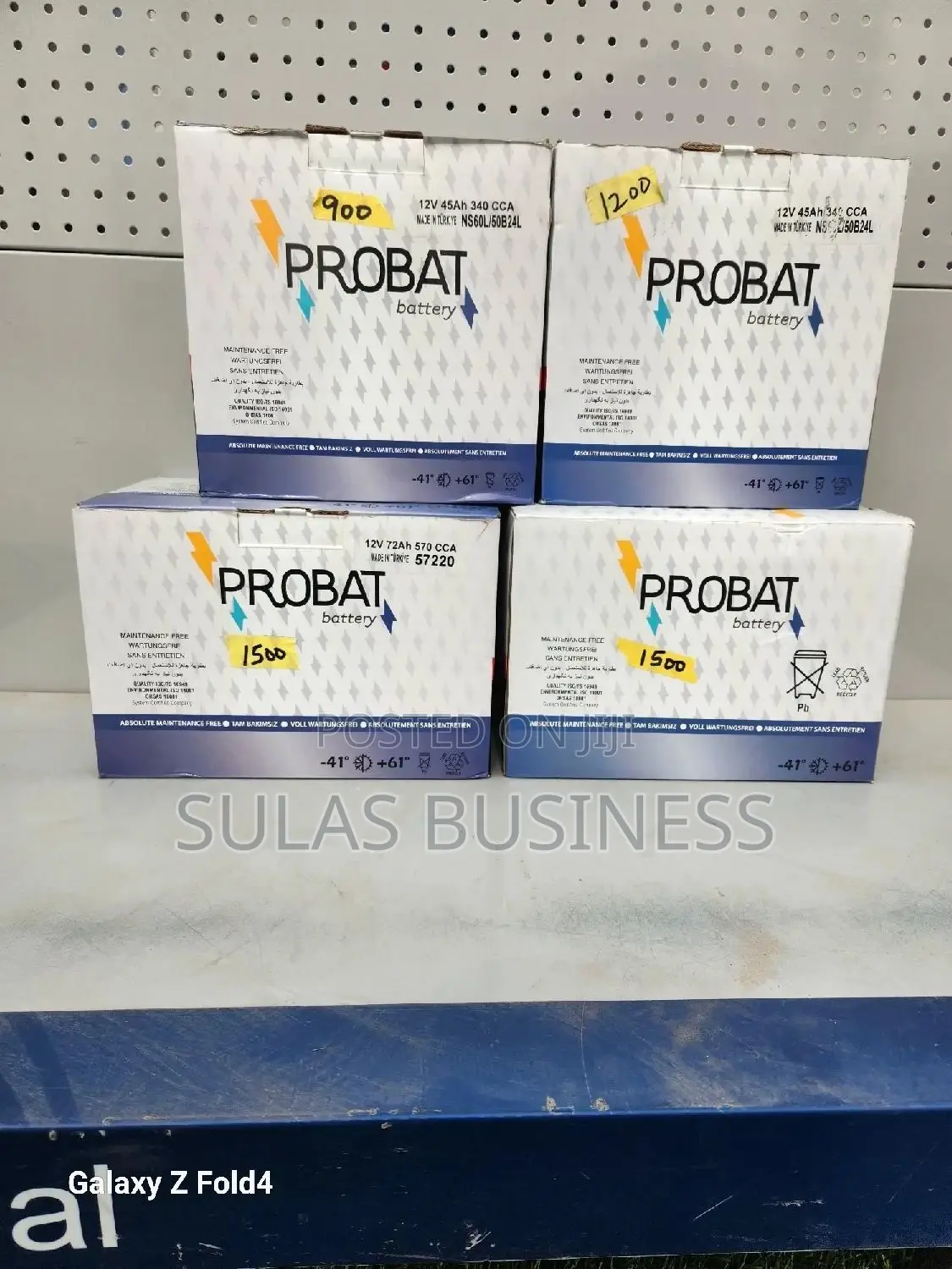 15-Plate Probate Solid Battery