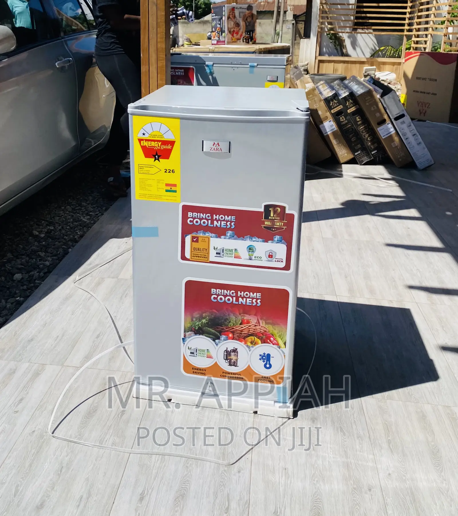 Purchase Authentic Zara 11SD Single Door Table Top Fridge.