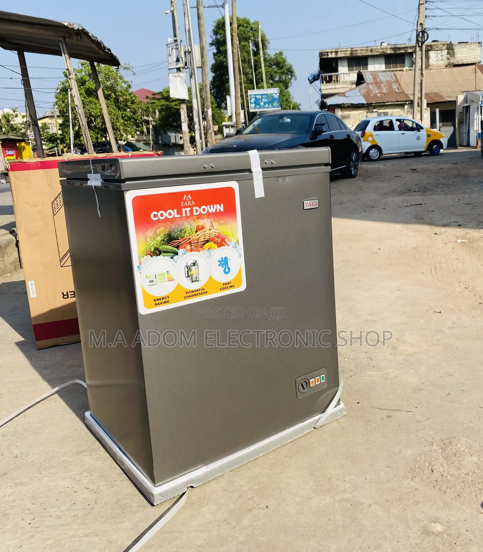 Long Lasting Zara 260cf Single Door Electric Freezer.