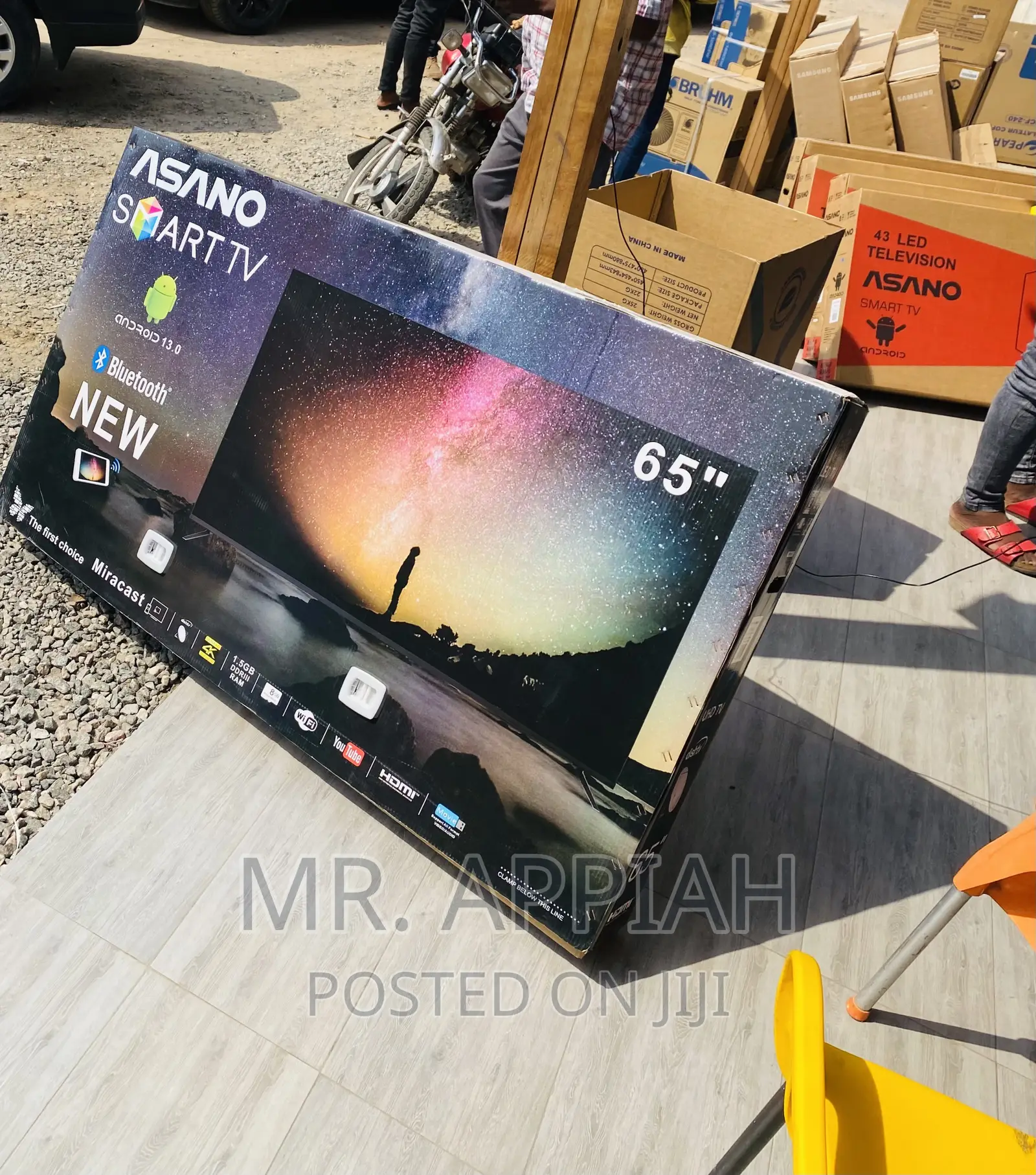 Energy and Cost Saving Asano 65 Inch Uhd Smart Tv.