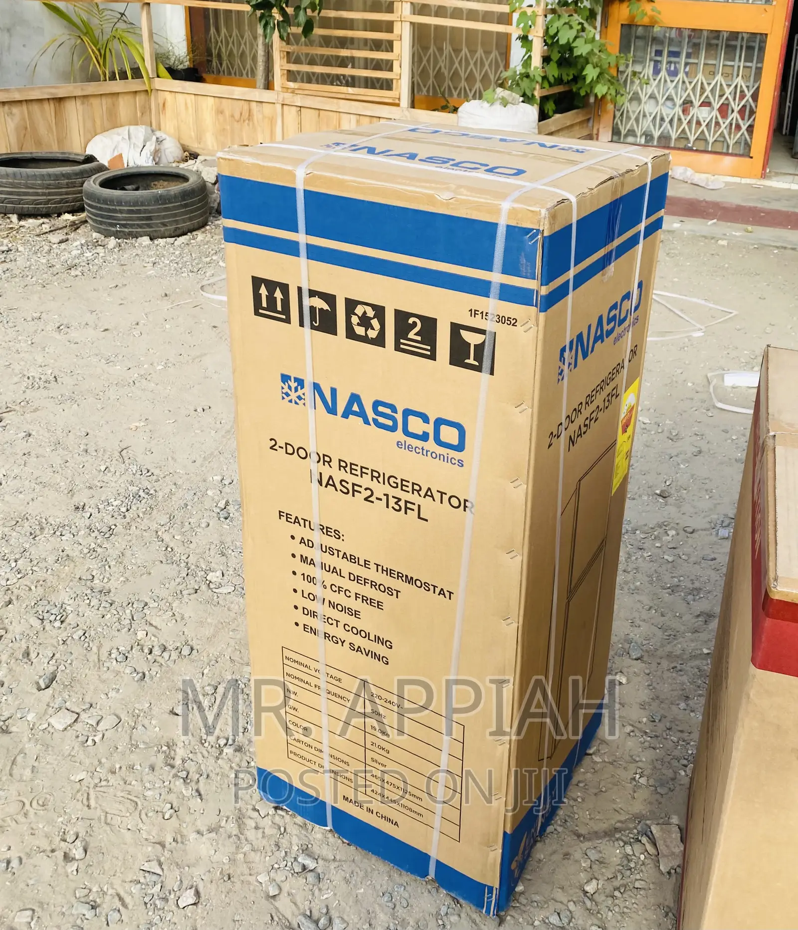 High Quality Nasco Double Door Refrigerator Nas F2-13fl .