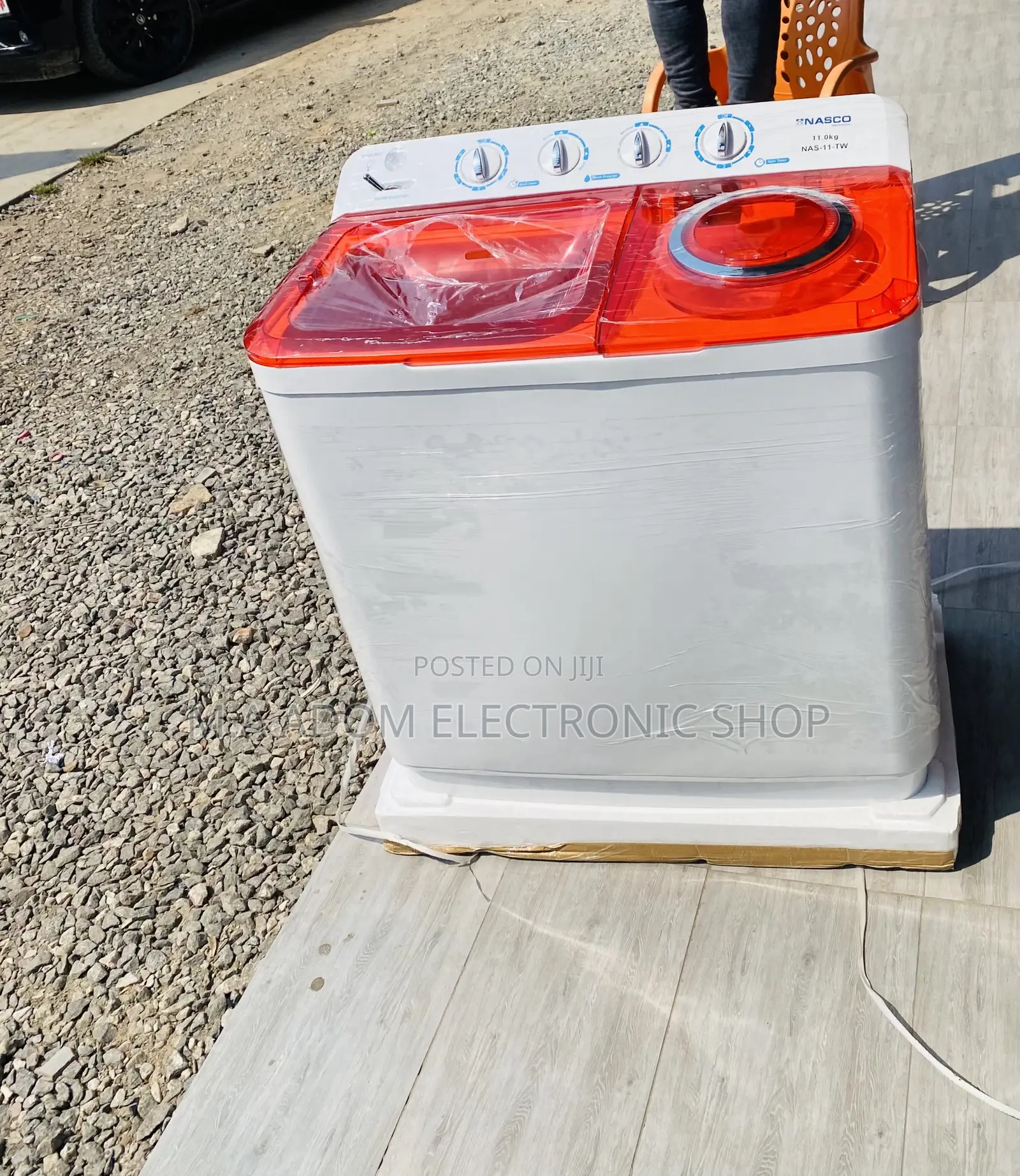 Energy Efficient Nasco 11kg Twin Tap Washing Machine 