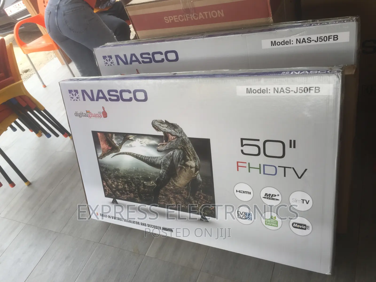 Nasco 50”FHD Satellite  Digital Fresh in Box 