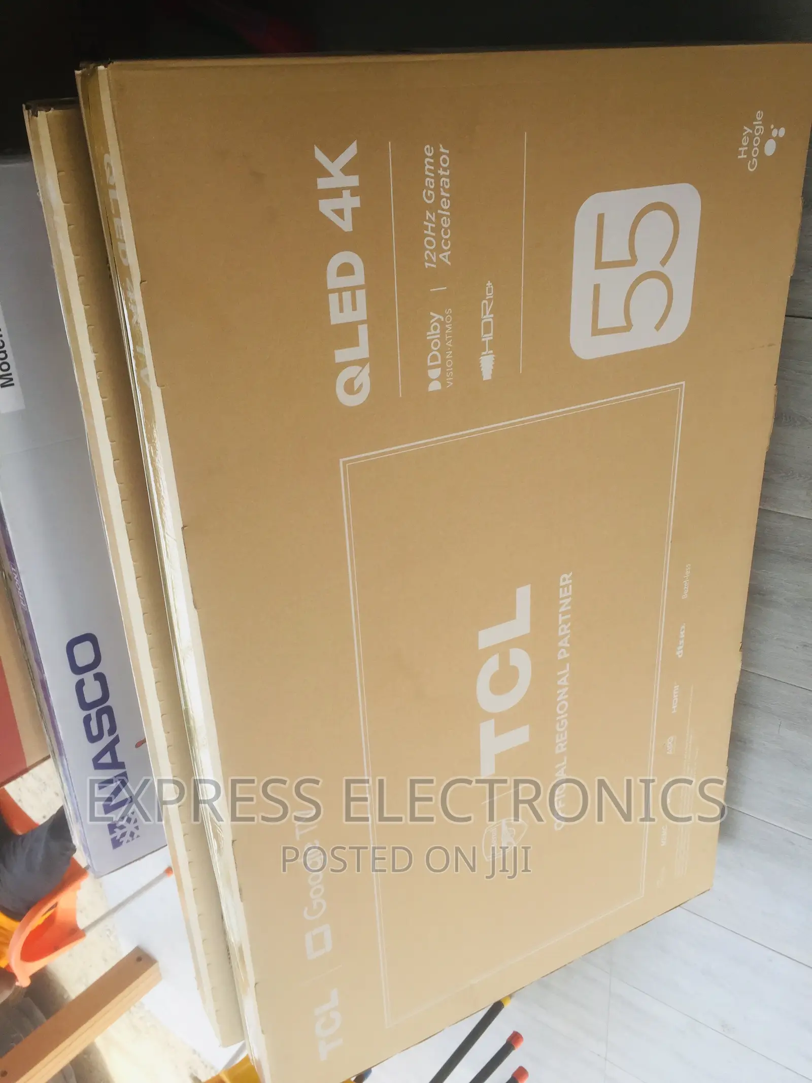 High Quality Sleek QLED UHD Smart Android TCL 55C645