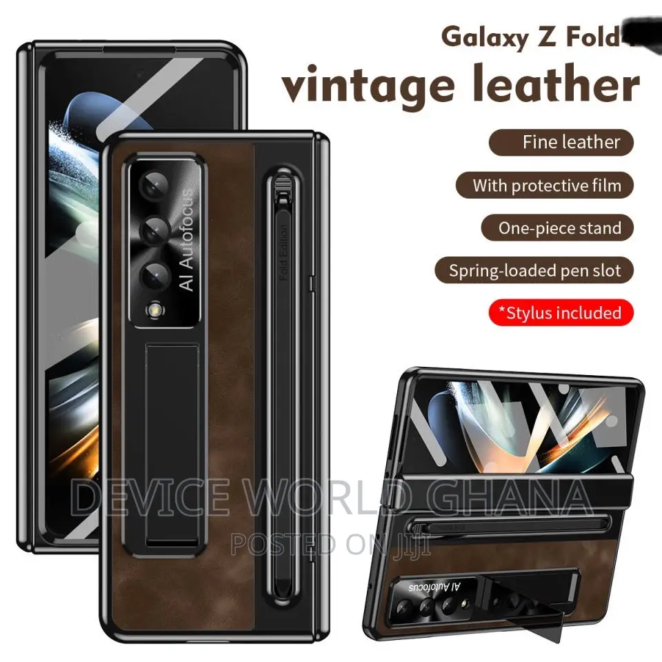 Jaz Leather Protection Case for Samsung Z Fold 7 Fold6 5 4