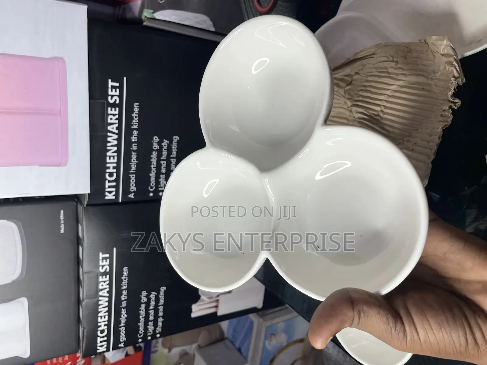 3in1 Dipping Sauce Plate (2pcs)