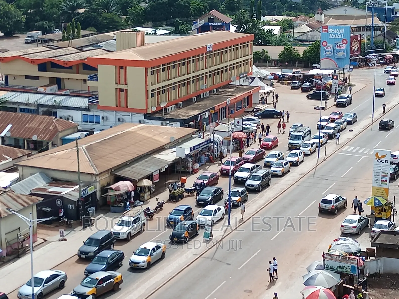 Major Commercial Roadside Land in Sunyani Main