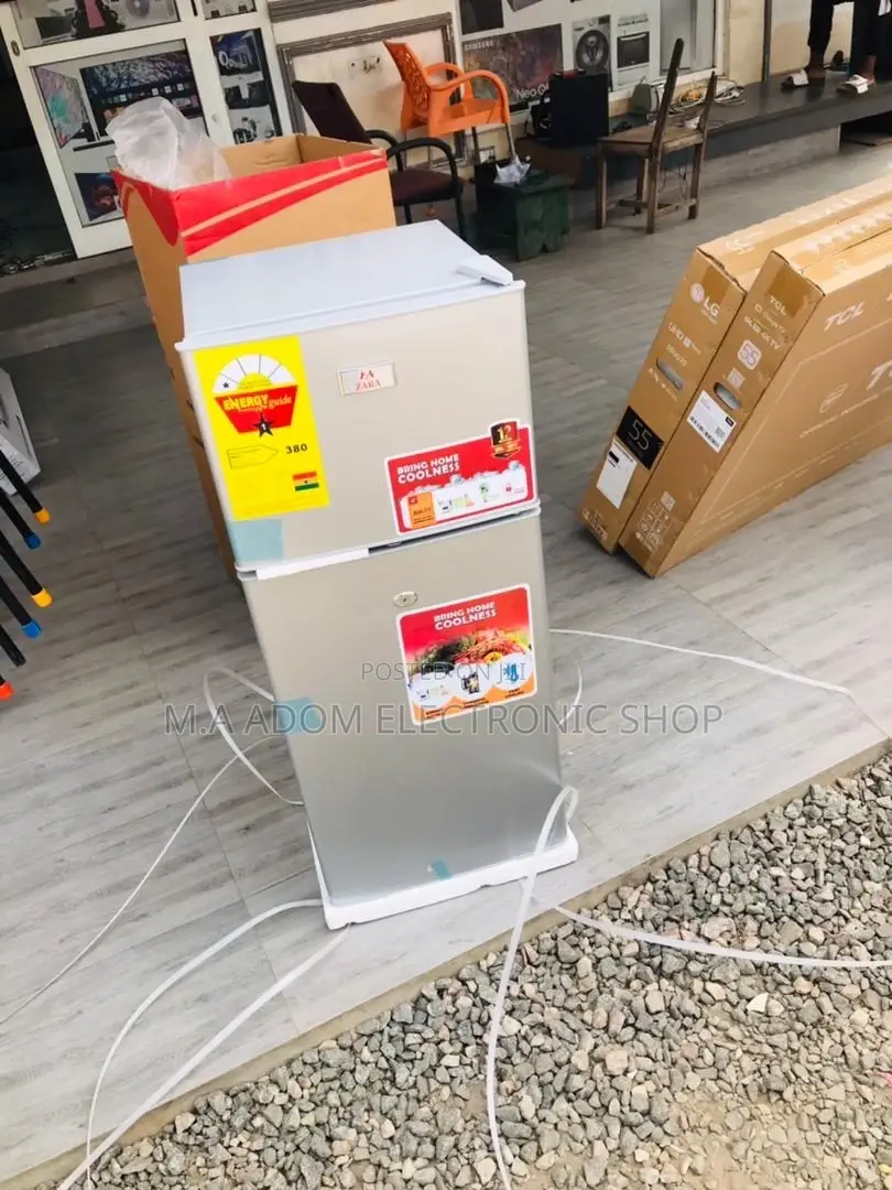 Durable and Affordable Zara-135kh Double Door Fridge.