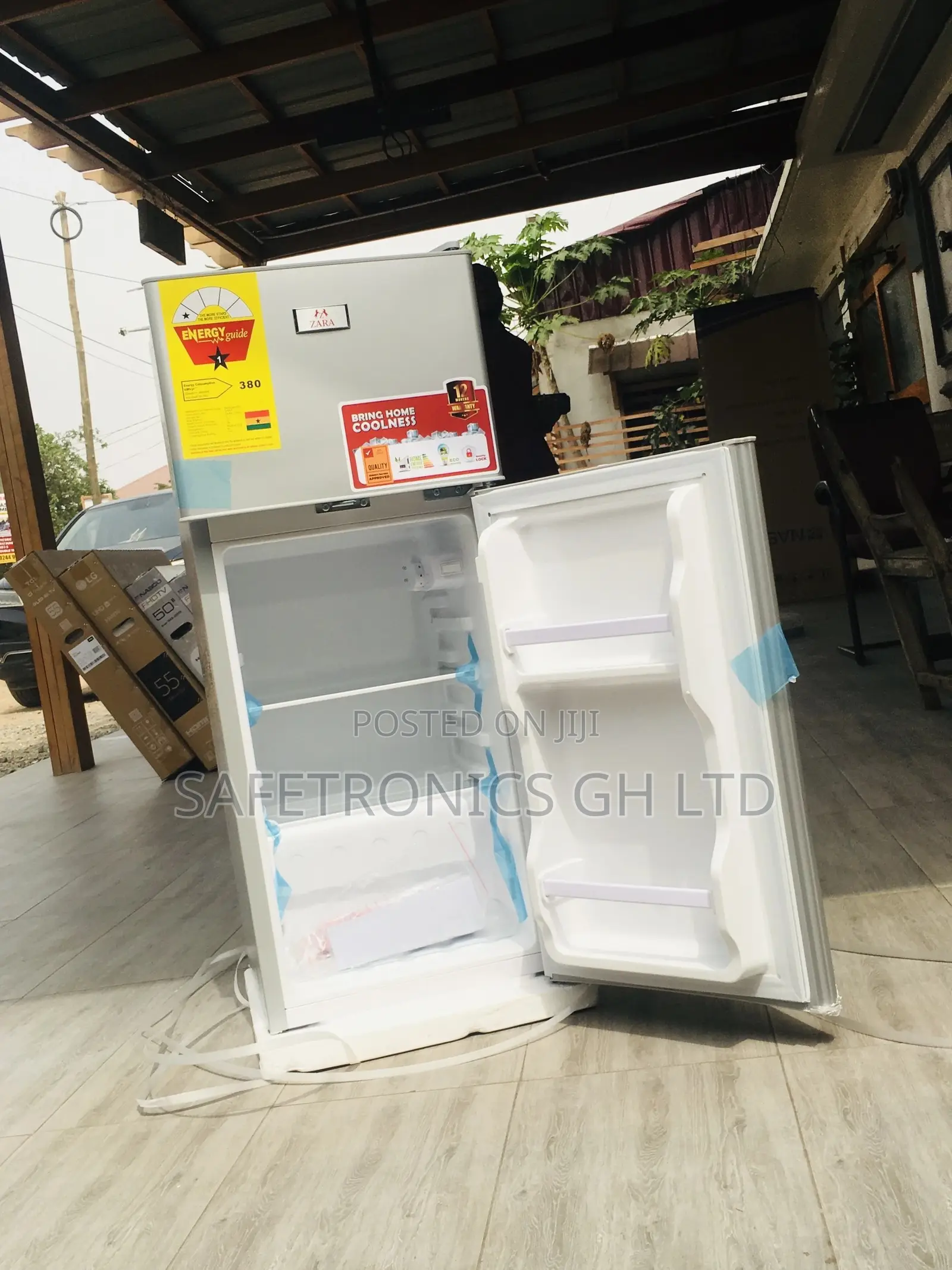 Gray Doubledoor Zara-135kg Topfreezer Fridge