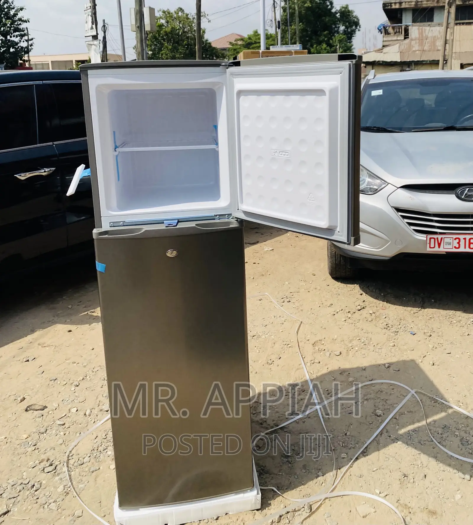 Get Authentic Pearl PF-270 Ix Double Door Fridge,Gray.