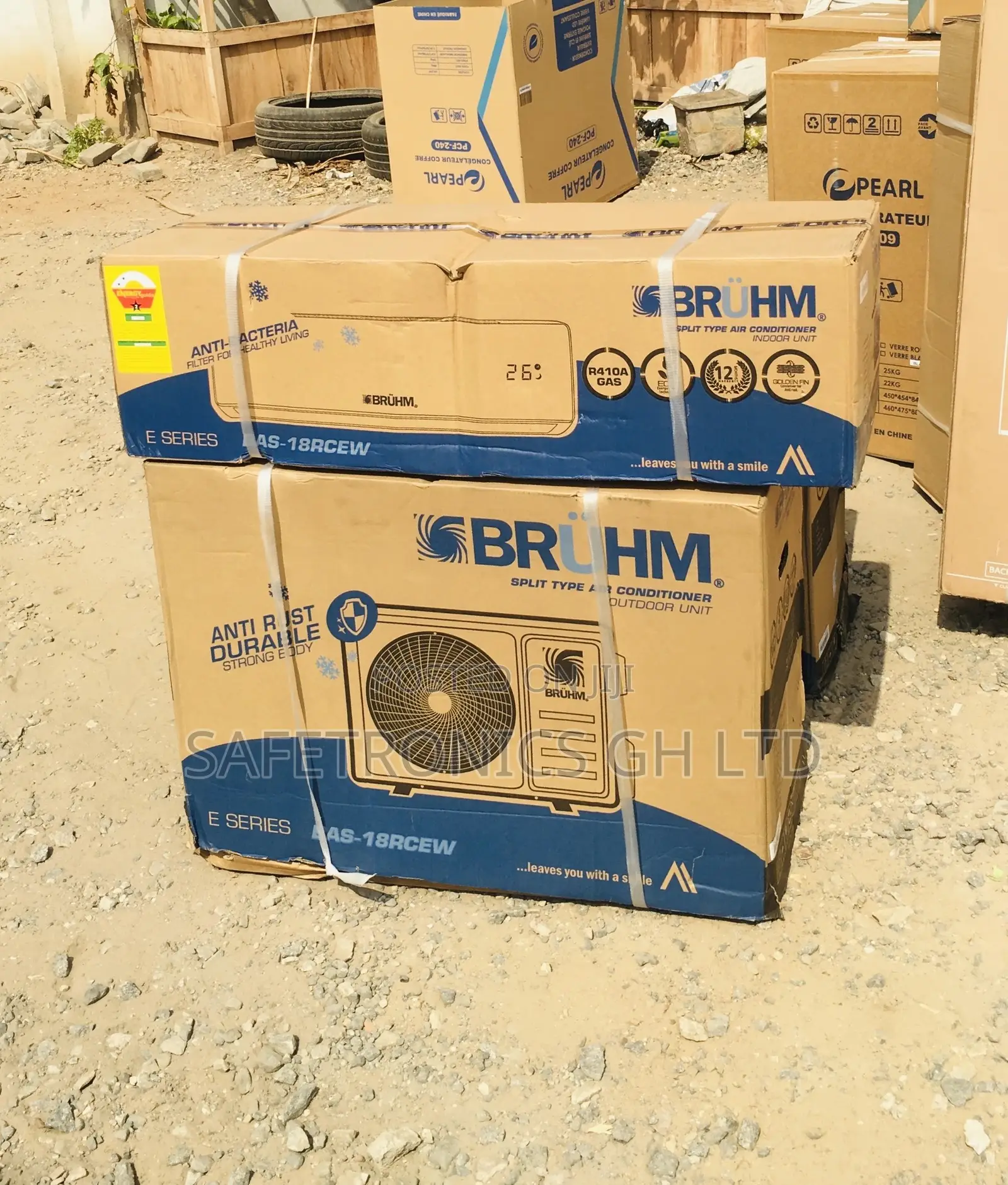 1.5hp Split R410 Gas White Reliable Bruhm Airconditioner