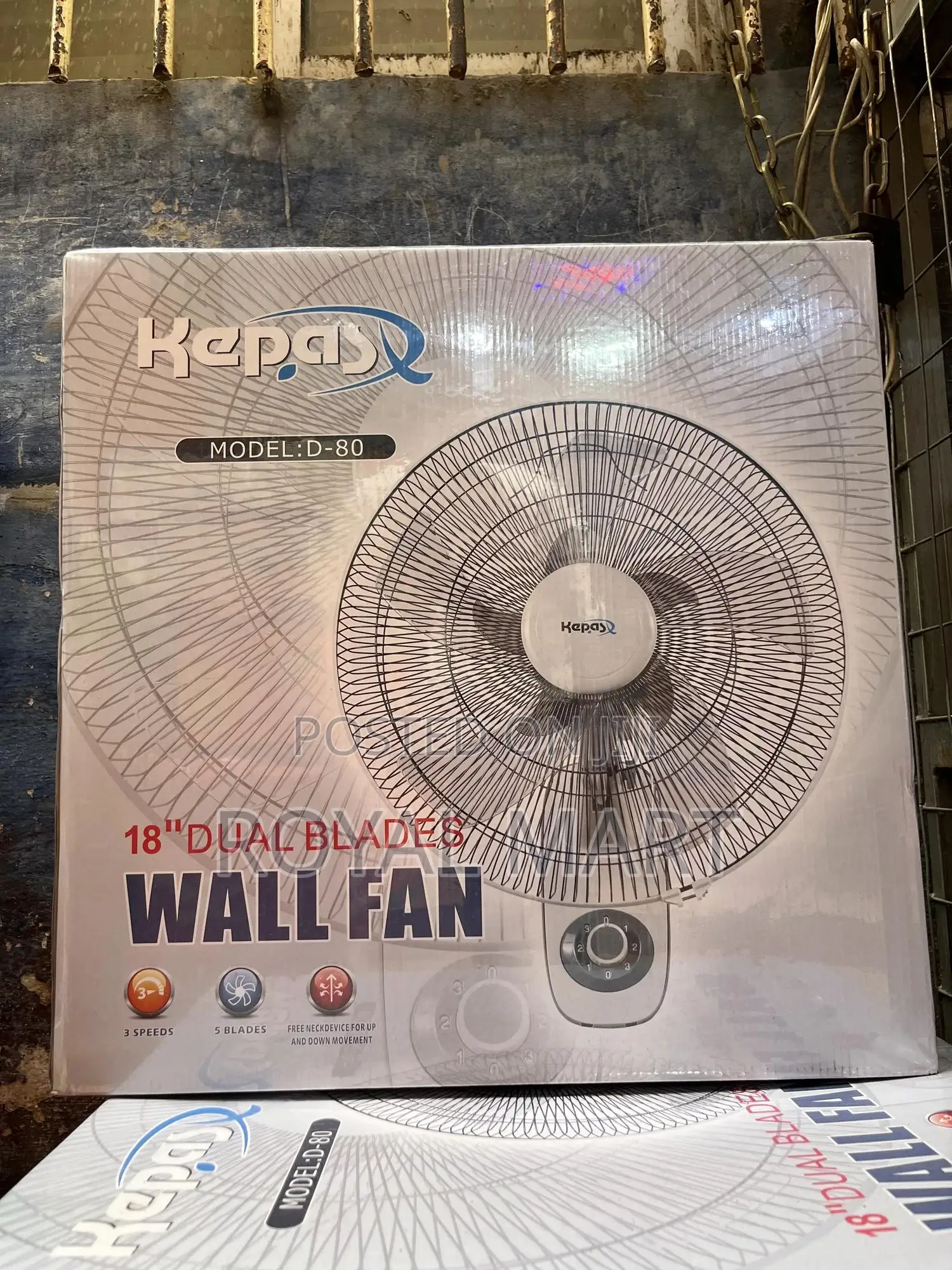 Kepas Wall Fan 18”