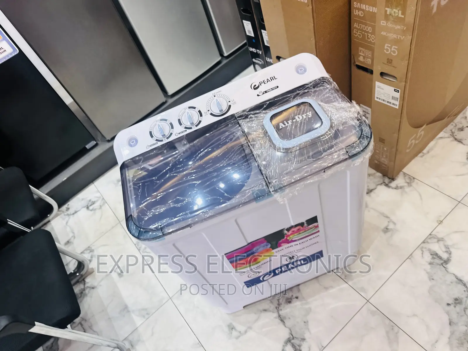 Transparent Lid Washing Machine 7kg Topload Twintub