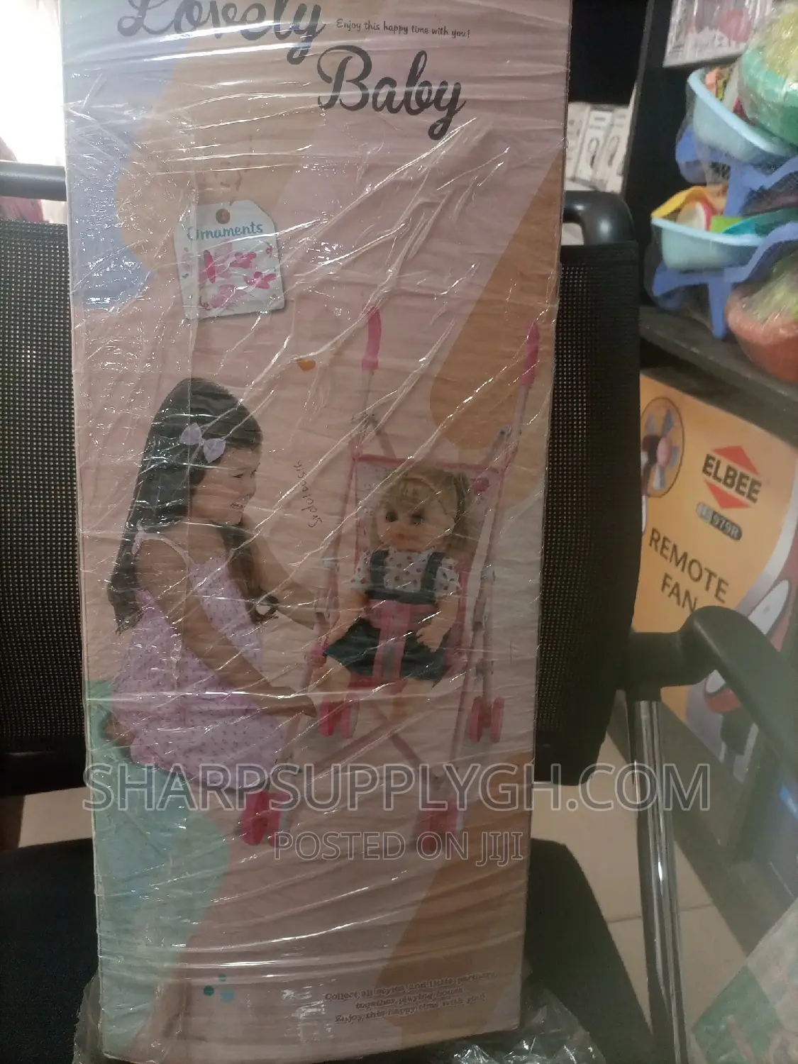 16" Lovly Baby With Trolley