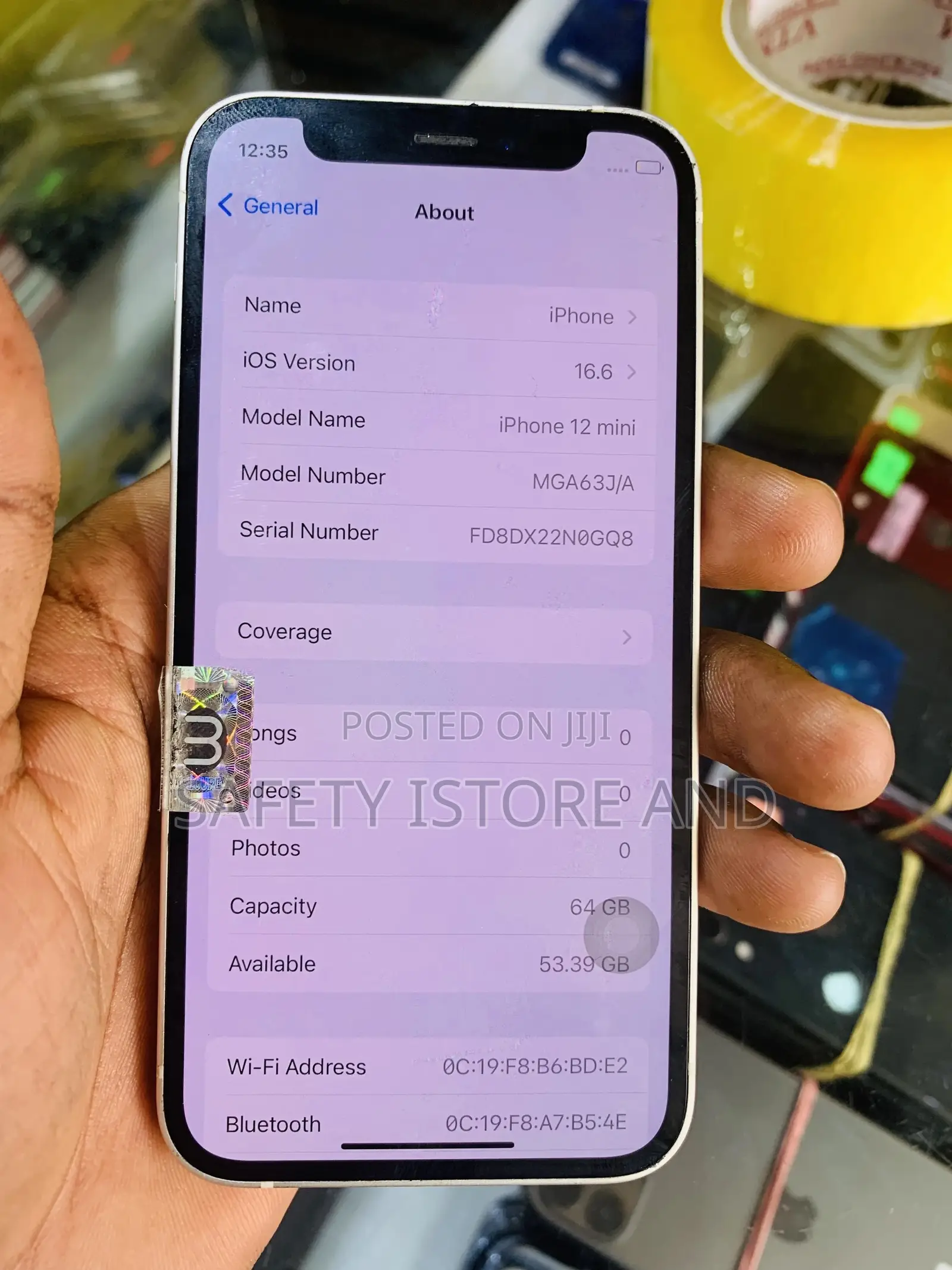 New Apple iPhone 12 mini 64 GB White