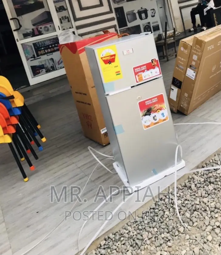 Energy Saving Zara 135KH Double Door Fridge(Gray).
