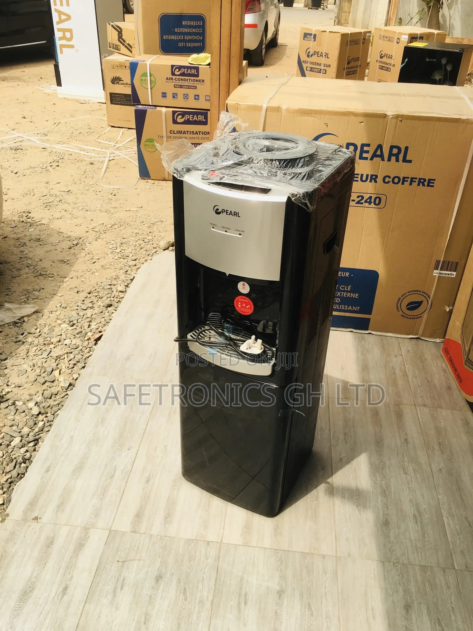 Hot/Cold Water Dispenser Pearl PWD-2008 Black