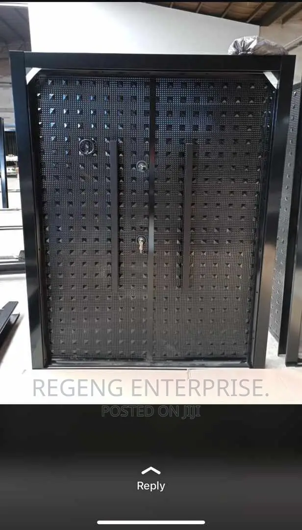 Heavy Duty Metal to Metal Security Door Double