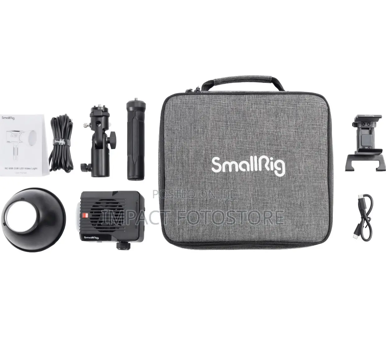 Smallrig Rc 60b Bi-color Led (Power Bank Clamp Edition)