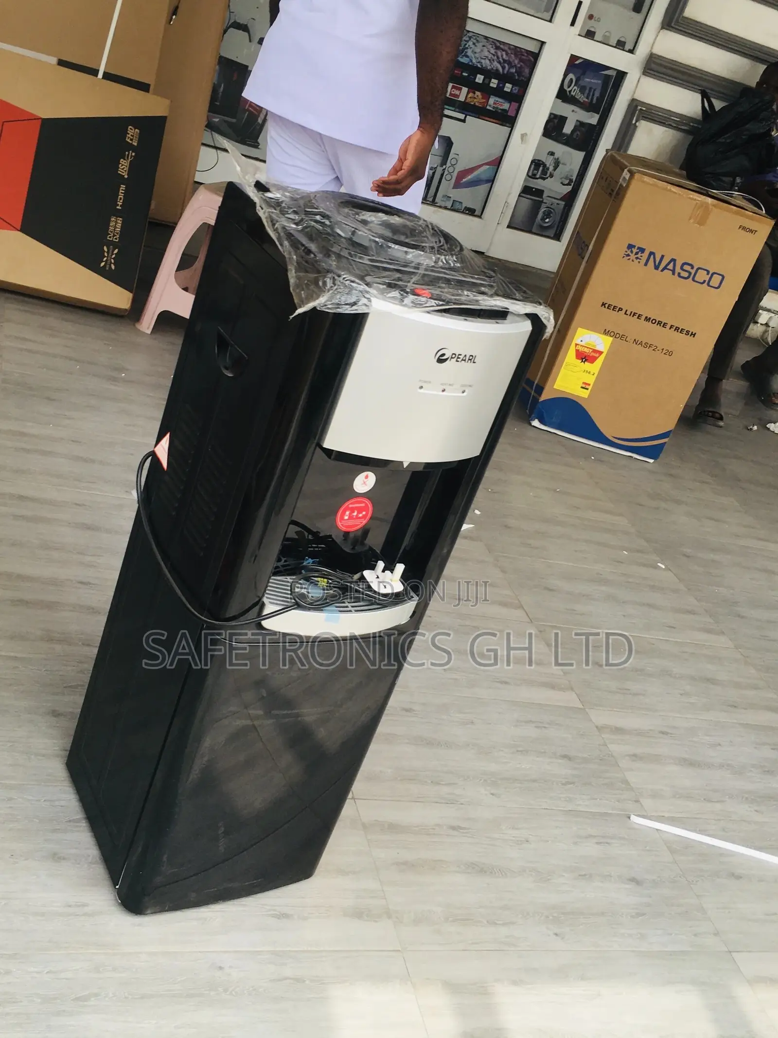 Grab Black Hot/Cold Water Dispenser Pearl PWD-2008