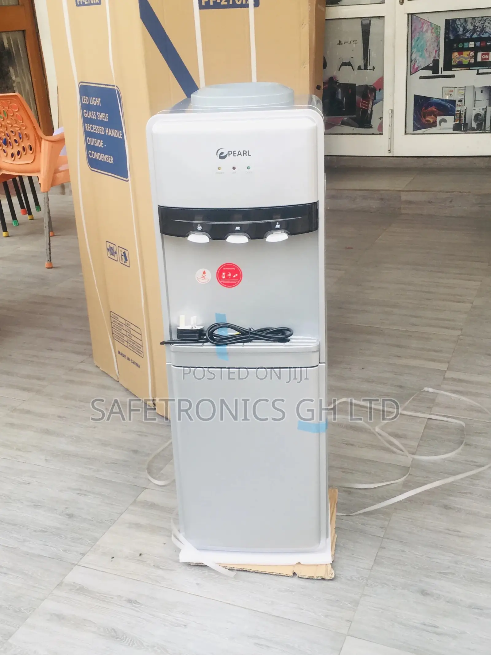 Gray Elegant Water Dispenser Pearl PWD-2017 Hot/Cold