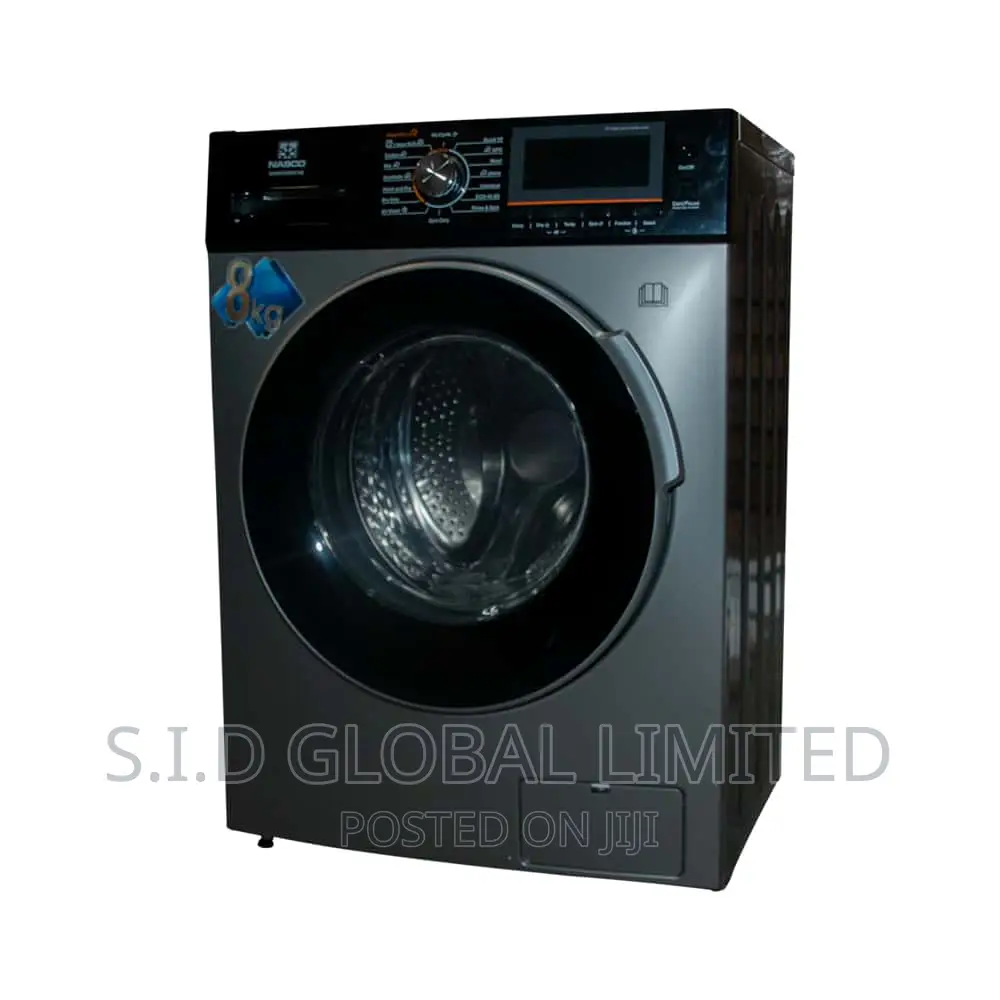 Nasco Front Load 8kg Washer Dryer Combo NASMFC80D6C14E