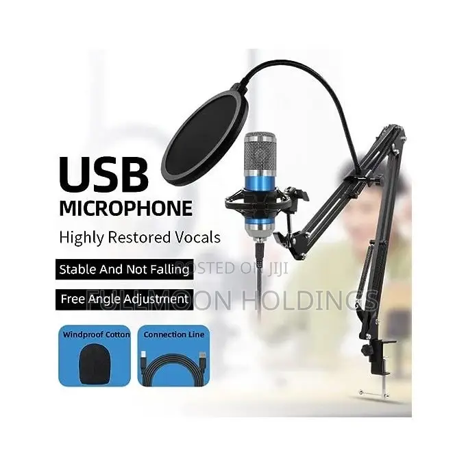 Microphone Set Condenser Computer Mobile Phone