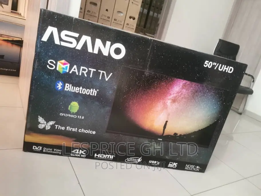Asano 50” Uhd Smart Android Tv