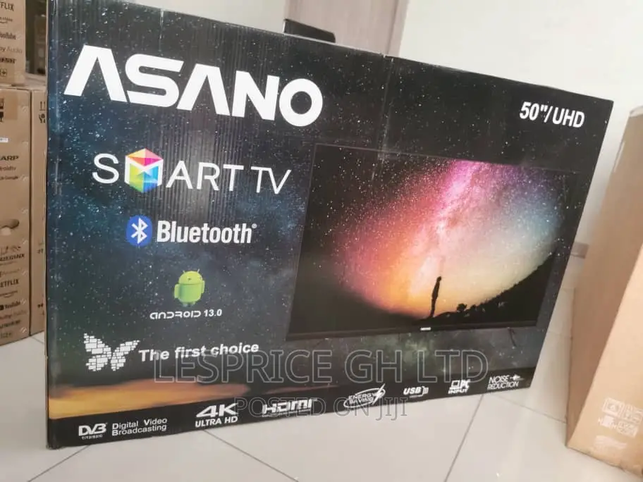 Asano 50” Uhd Smart Android Bluetooth High Class