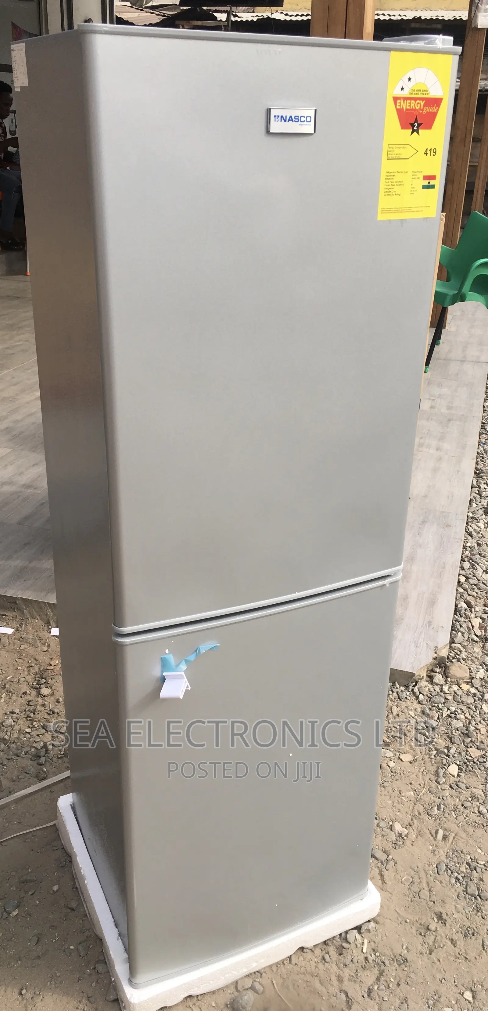 Nasco NASD2-20FL 158litre Double Door Bottom Freezer Fridge