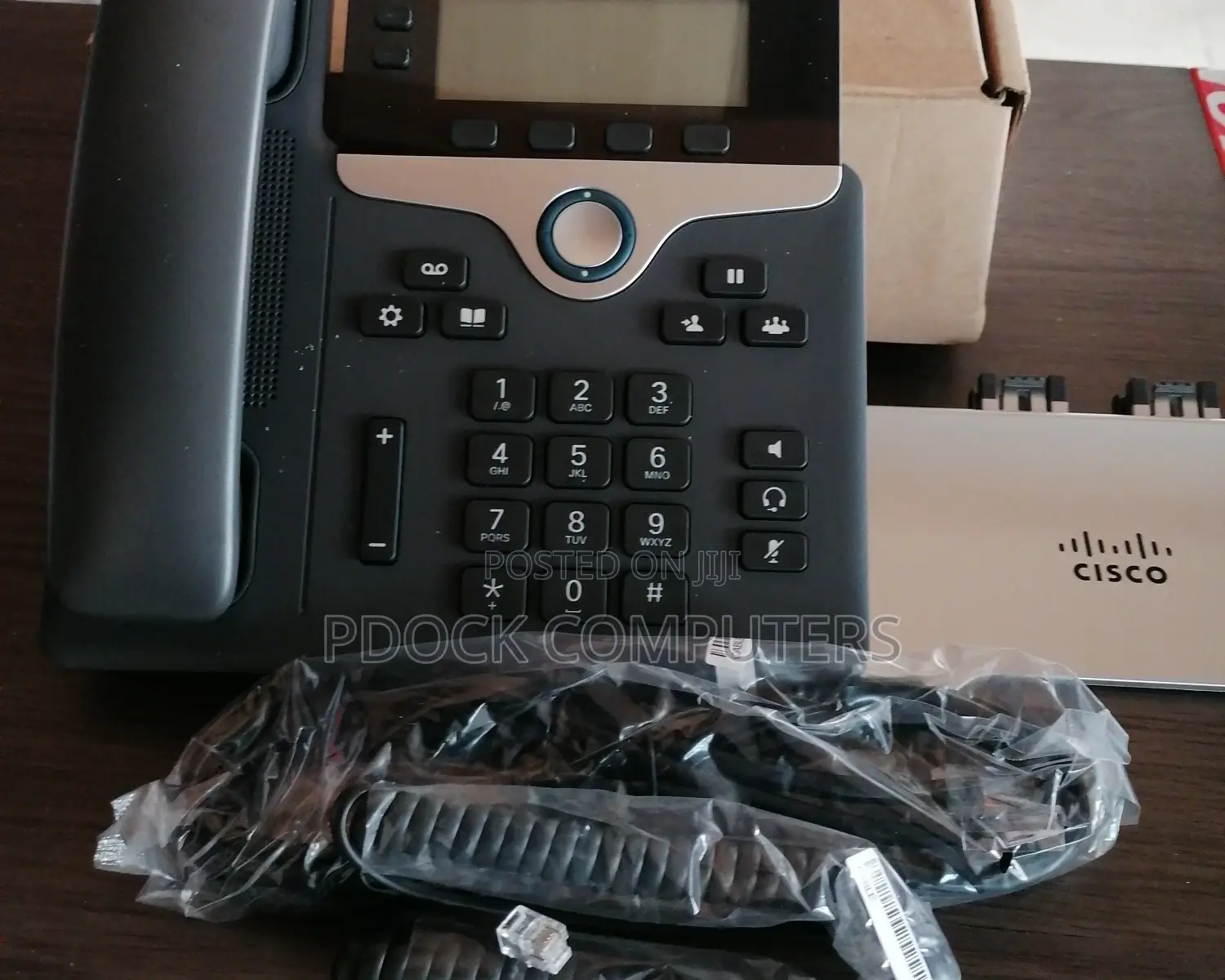 Cisco 7821 Ip Phone, 2 Lines/Backlit Display/Poe