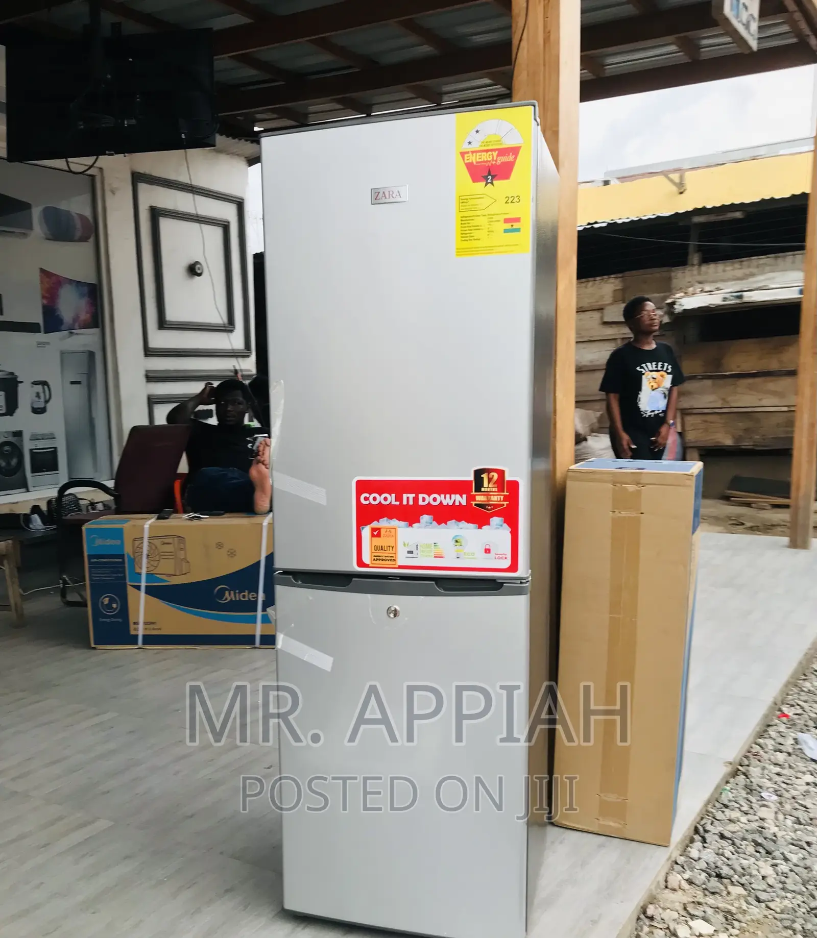 Energy Efficient Zara 240bf 2 Door Electric Fridge.