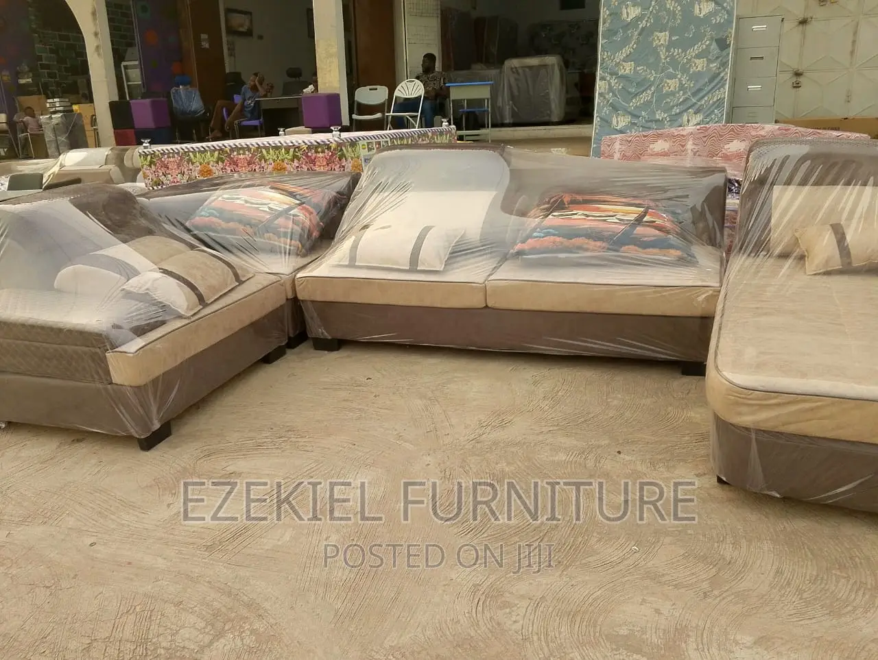 Leather Sofa Set