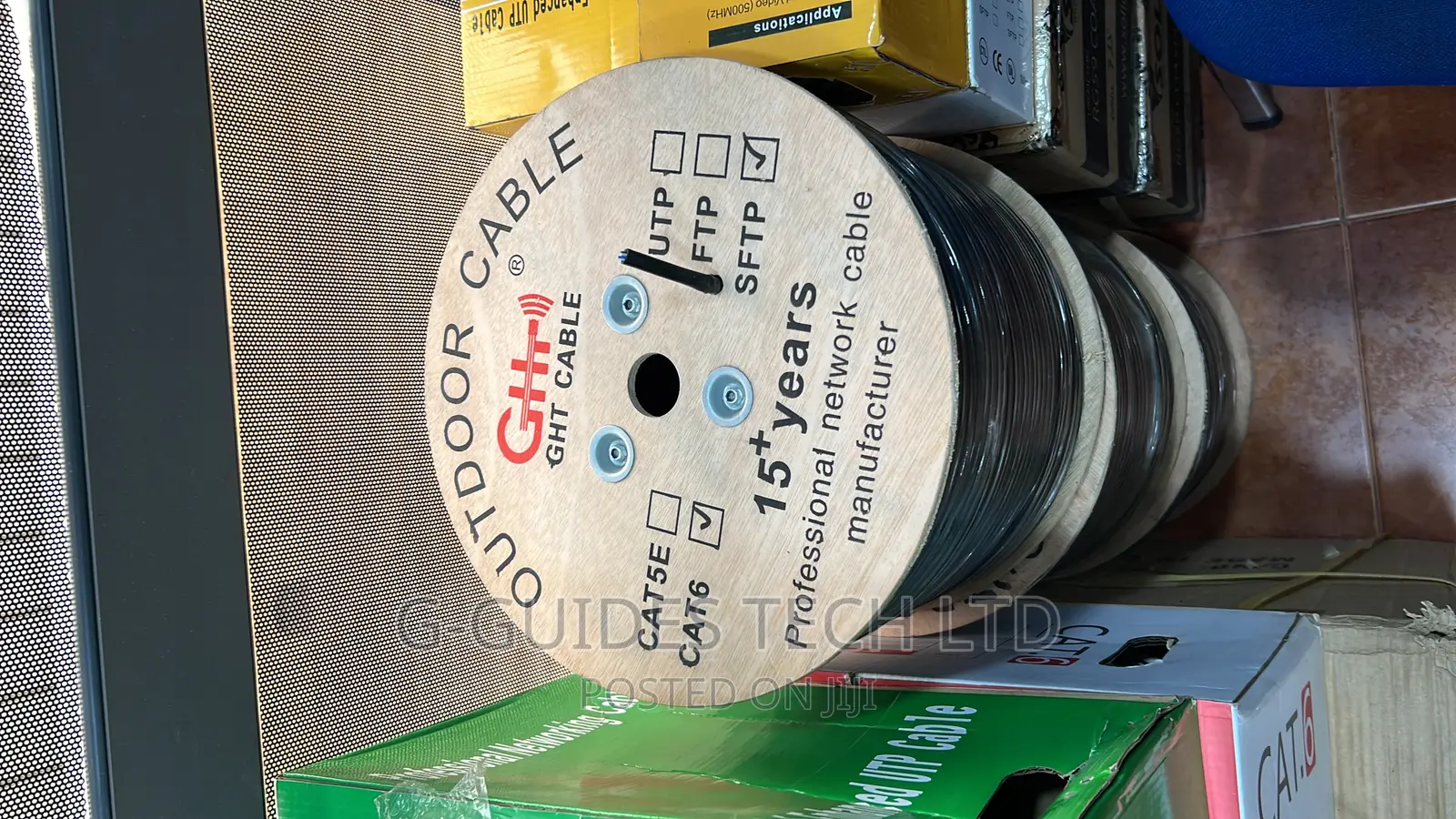 GHT Cat6 SFTP Outdoor Cable 305m